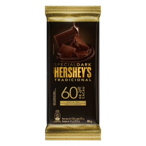 BARRA HERSHEYS TRADICIONAL 60% DE CACAU COM 85G