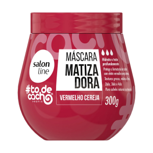 MÁSCARA SALON LINE  #TODECACHO MATIZADOR VERMELHO CEREJA 300G