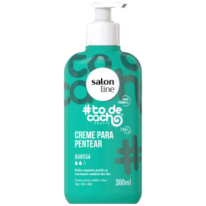 CREME PARA PENTEAR SALON LINE  BABOSA 300ML