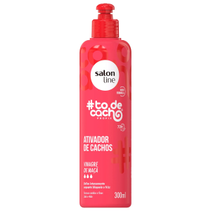 ATIVADOR DE CACHOS SALON LINE #TODECACHO VINAGRE DE MAÇÃ 300ML