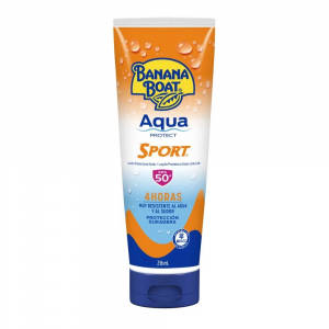 LOÇÃO PROTETORA SOLAR BANANA BOAT AQUA PROTECT SPORT FPS 50 236ML