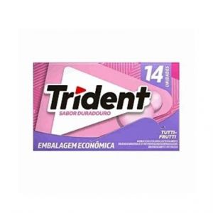 CHICLETE TRIDENT TUTI-FRUTTI 14 UNIDADES 