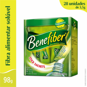 BENEFIBER FIBRA ALIMENTAR SOLÚVEL 28 SACHÊS COM 3,5G - NOVARTIS 