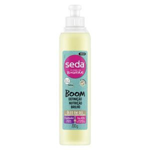 ÓLEO EM GEL SEDA BOOM DEFINIÇÃO NUTRIÇÃO E BRILHO COM 200ML