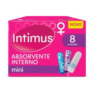 ABSORVENTE INTERNO INTIMUS  MINI 8 UNIDADES