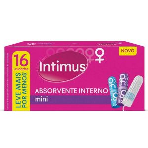ABSORVENTE INTERNO INTIMUS  MINI 16 UNIDADES