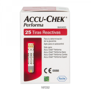 TIRA PARA TESTE DE GLICOSE PERFORMA  25 TIRAS                          