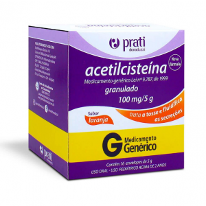 ACETILCISTEINA 100MG COM 16 ENVELOPES - PRATI DONADUZZI