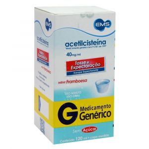 ACETILCISTEINA XAROPE 20MG COM 120ML - EMS