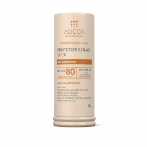 ADCOS PROTETOR SOLAR TONALIZANTE STICK FPS80 BRONZE 17G
