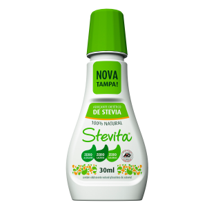 ADOÇANTE DIETÉTICO STEVIA 100% NATURAL EM GOTAS COM 30 ML Stevita
