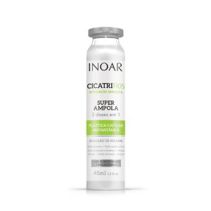 AMPOLA INOAR CICATRIFIOS PLÁSTICA CAPILAR INSTANTÂNEA COM 45ML