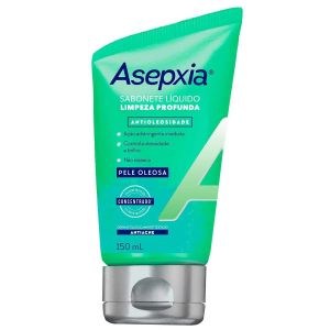 SABONETE LÍQUIDO ASEPXIA LIMPEZA PROFUNDA COM 150ML