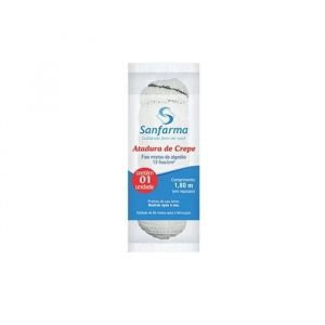 ATADURA DE CREPE SANFARMA 13 FIOS 10CM X 1,8M
