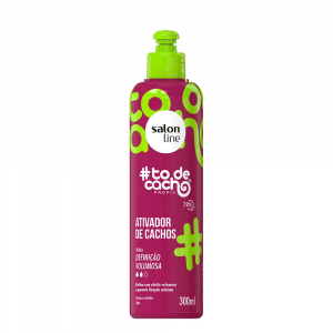 ATIVADOR DE CACHOS SALON LINE #TODECACHO HIDRA DEFINIÇÃO VOLUMOSA 300ML