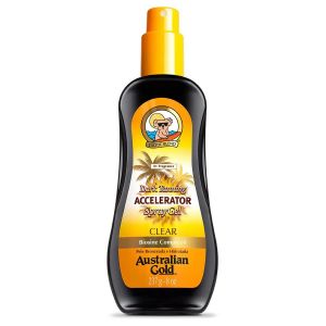 ACELERADOR DE BRONZEADO CORPORAL SPRAY AUSTRALIAN GOLD DARK TANNING CLEAR COM 237G