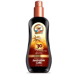 PROTETOR SOLAR CORPORAL SPRAY INSTANT BRONZE FPS 30 AUSTRALIAN GOLD COM 237G