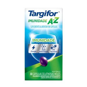 POLIVITAMÍNICO TARGIFOR IMUNIDADE A-Z COM 30 CÁPSULAS