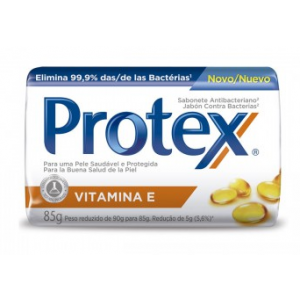 SABONETE PROTEX ANTIBACTERIANO VITAMINA E 85G