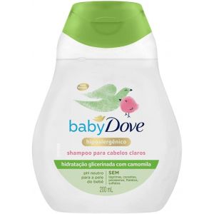 BABY DOVE SHAMPOO HIDRATAÇÃO GLICERINADA CAMOMILA 200ML
