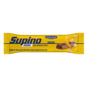 BARRA DE FRUTA SUPINO ORIGINAL BANANA AO LEITE 24G BANANA BRASIL