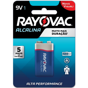 BATERIA RAYOVAC 9V 1
