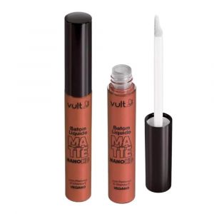 BATOM LÍQUIDO VULT MATTE REAL COLOR CASTANHO CLARO COM 5ML