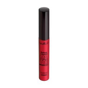 BATOM LÍQUIDO MATTE VULT NANO HD VERMELHO RUBI COM 5ML