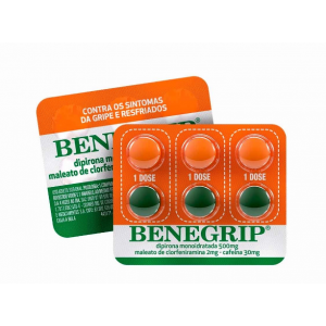 BENEGRIP COM 6 COMPRIMIDOS