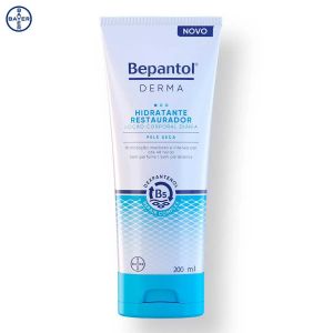 LOÇÃO CORPORAL HIDRATANTE RESTAURADOR BEPANTOL DERMA COM 200ML