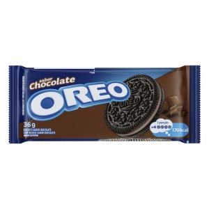 BISCOITO OREO SABOR CHOCOLATE PACOTE 36G