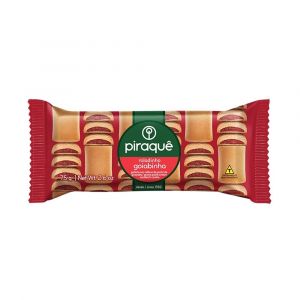 BISCOITO PIRAQUE ROLADINHO DE GOIABA 75G