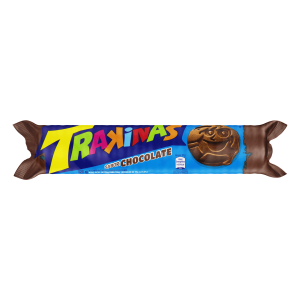 BISCOITO TRAKINAS DE CHOCOLATE COM 126G