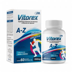 SUPLEMENTO VITAMÍNICO VITOREX A-Z COM 60 CÁPSULAS