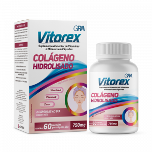 VITOREX COLAGENO HIDROLISADO COM 60 CÁPSULAS