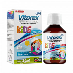 SUPLEMENTO VITAMÍNICO VITOREX KIDS COM 120ML