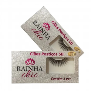 CILIOS POSTIÇOS RAINHA CHIC 5D