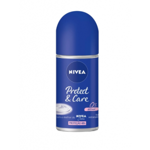 DESODORANTE NIVEA PROTECT & CARE ROLL ON FEMININO ANTITRANSPIRANTE COM 50ML