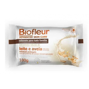 SABONETE BIOFLEUR LEITE E AVEIA 180G