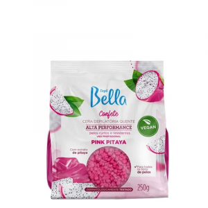 CERA DEPILATÓRIA BELLA QUENTE PINK PITAYA CONFETE 250G