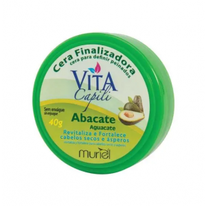 CERA FINALIZADORA ABACATE  VITA CAPILI MURIEL 40G