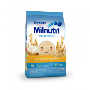 MILNUTRI CEREAL INFANTIL ARROZ E AVEIA COM 230G