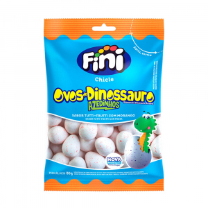 CHICLETE FINI OVOS DE DINOSSAURO AZEDINHOS COM 80G