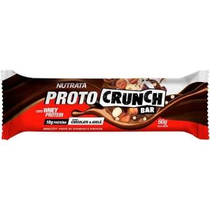 CRUNCH BAR CHOC E AVELÃ 60G NUTRATA 