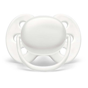CHUPETA AVENT ULTRASOFT 0-6 MESES BRANCA 1 UNIDADE