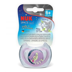 CHUPETA NUK FASE 2 SPACE GLOW GIRL