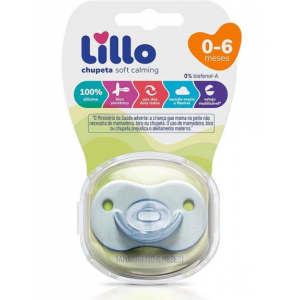 CHUPETA SOFT CALMING SILICONE AZUL TAMANHO 1