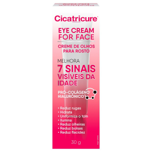 CREME PARA OLHOS CICATRICURE EYE CREAM FOR FACE ANTISSINAIS 30G