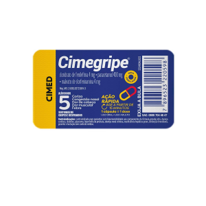 CIMEGRIPE COM 4 CÁPSULAS