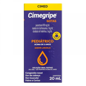 CIMEGRIPE GOTAS SABOR LARANJA 20ML